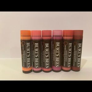 Set of 6 Burts Bees Tinted Chapsticks